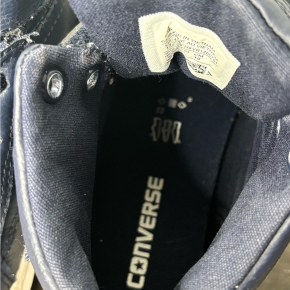 Converse All Star Pro Blazer Blue High Plus Sneakers Size Boys 13 Super Cool - Picture 11 of 12